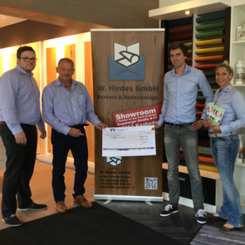 W. Hirdes GmbH spendet 1000 Euro für MEBO hilft