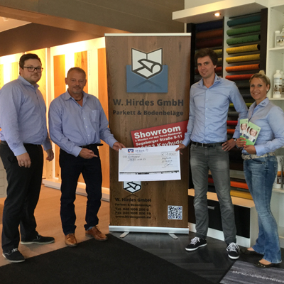 W. Hirdes GmbH spendet 1000 Euro für MEBO hilft