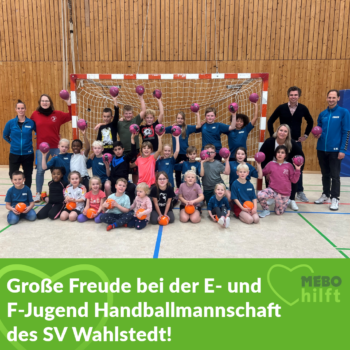 Handbälle gesponsert