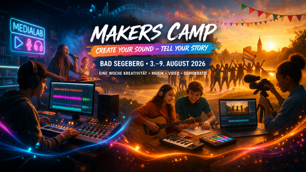 Makers Camp Bad Segeberg Kreativcamp Musik Video 2026